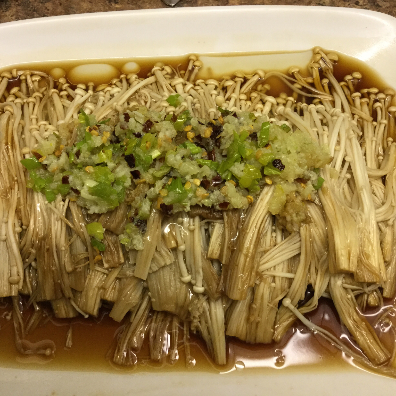 蒜蓉蒸金针菇