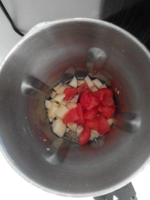 西红柿苹果米糊的做法 步骤5
