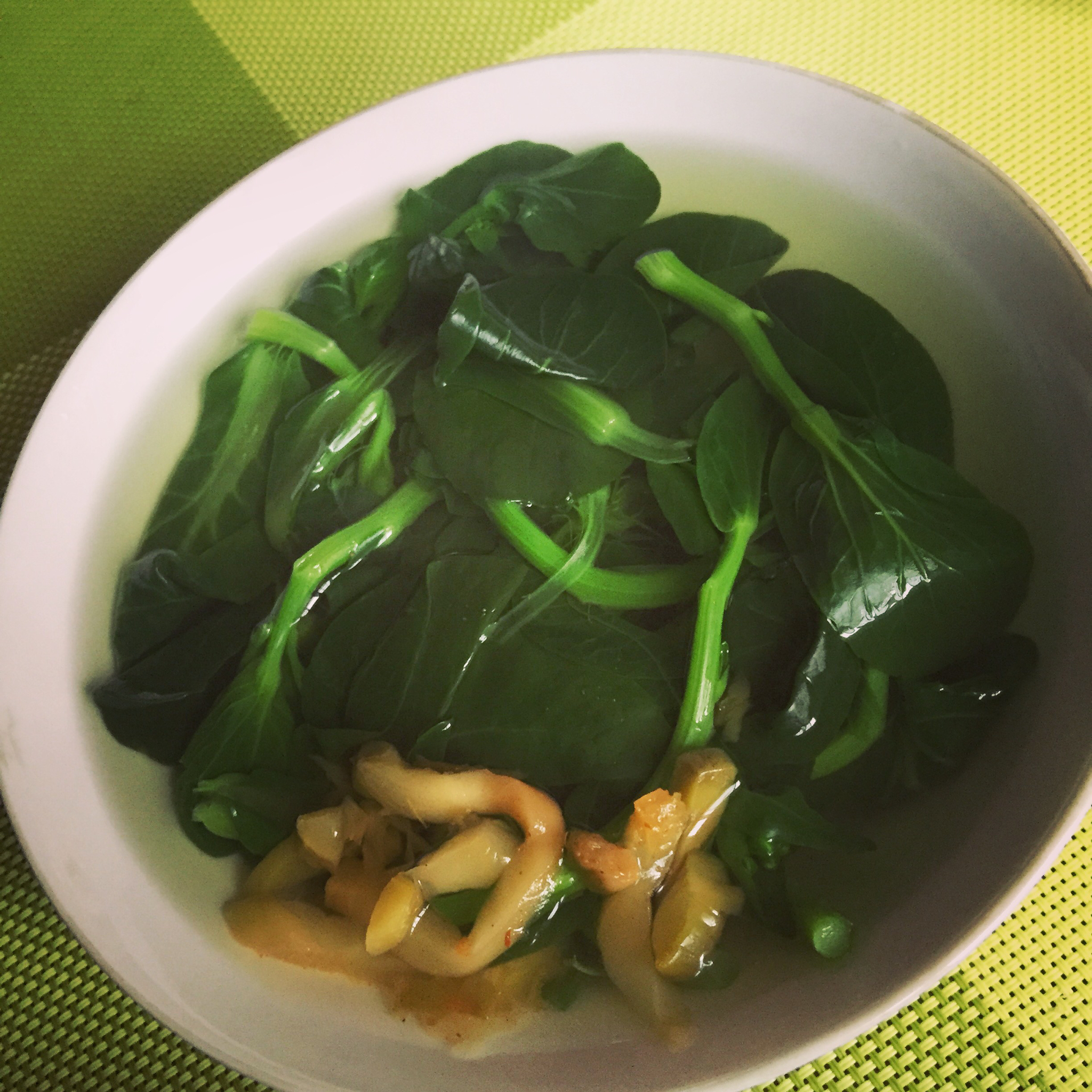 就是雯雯啊做的青菜汤