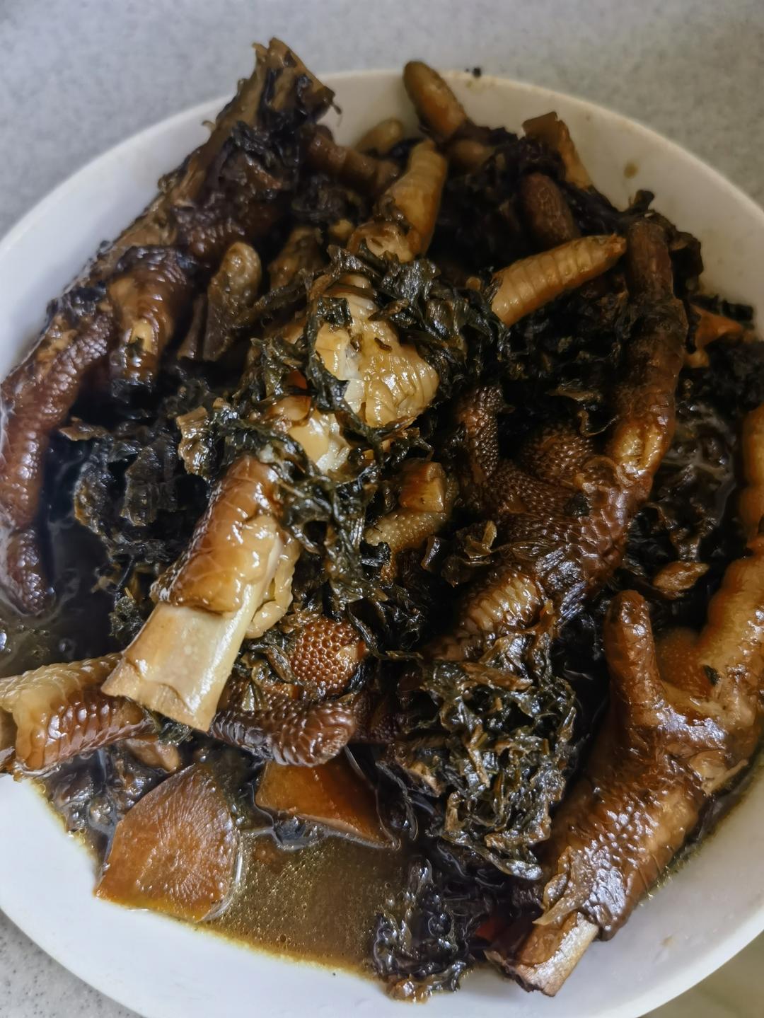 梅干菜鸡脚