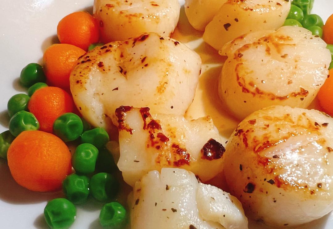 5分钟简单法餐-黄油香煎澳洲带子