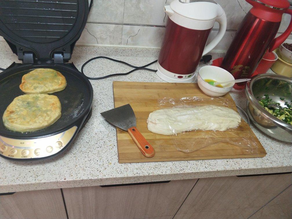 皮薄馅大～韭菜鸡蛋饼
