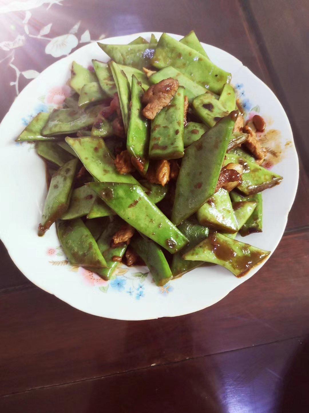 下饭神器 扁豆炒肉