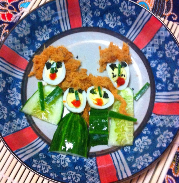 茶茶的创意早餐— 一家人