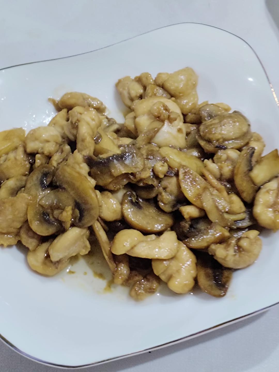 口蘑鸡胸肉