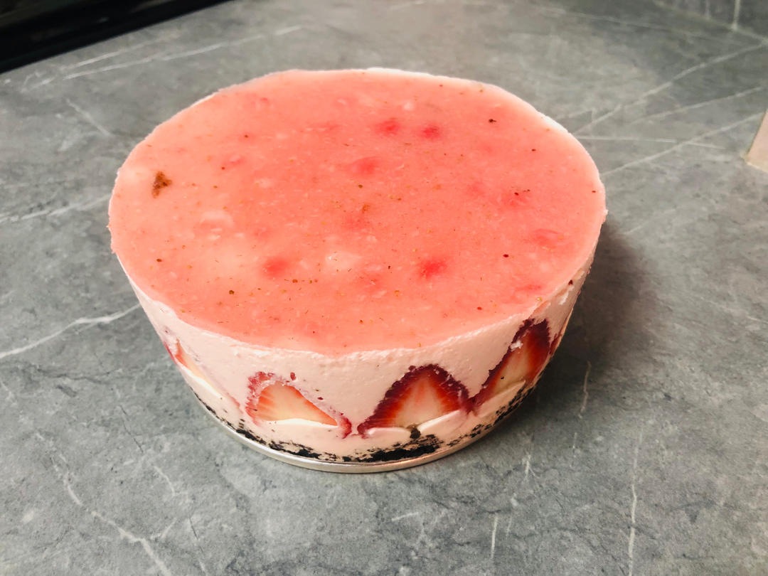 【视频】草莓慕斯蛋糕（6寸）