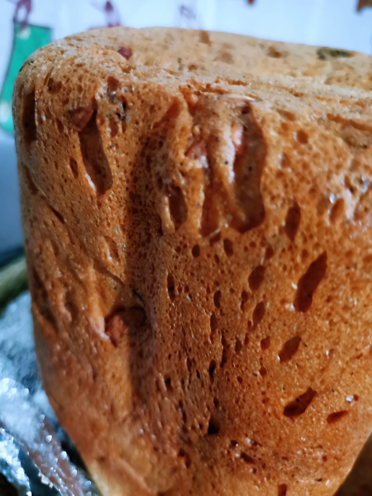 冷发酵美的面包机全麦面包的做法 步骤8