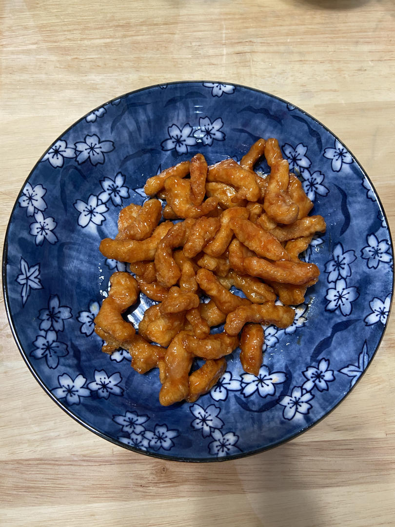 酸甜可口的糖醋里脊(鸡胸肉版)