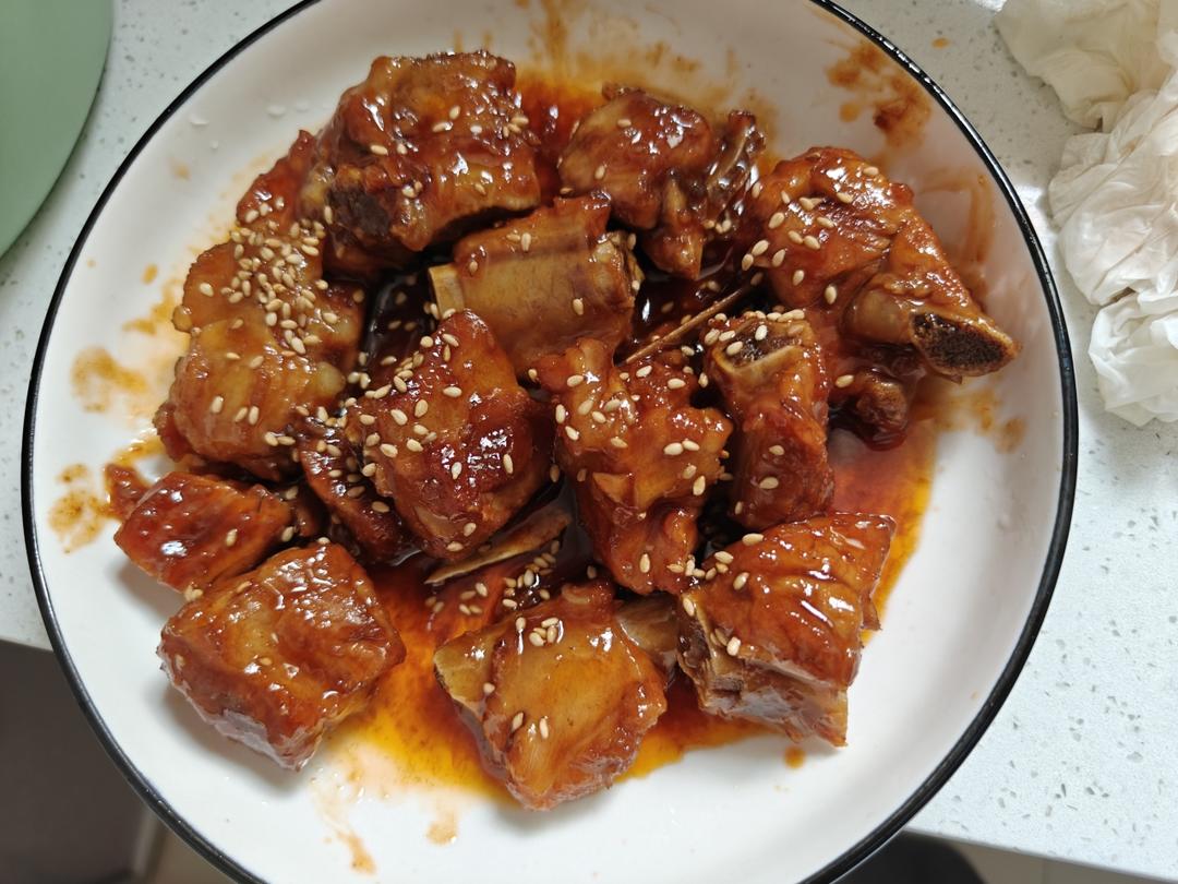 懒人版糖醋排骨