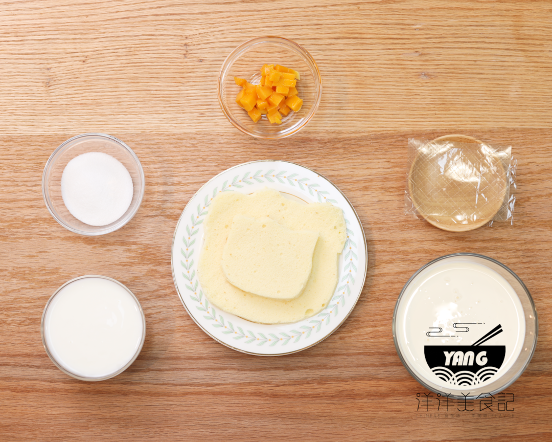 纯奶手撕吐司的做法 步骤1