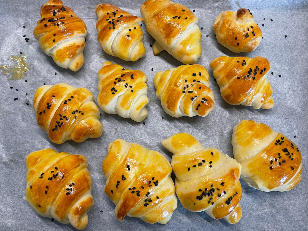 宝宝牛角包-手揉版