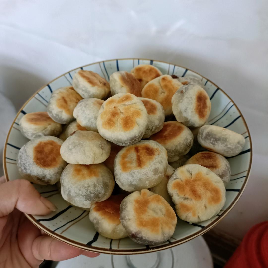 简单易上手的软皮红豆饼，不发酵不开酥，低油低糖，好吃健康