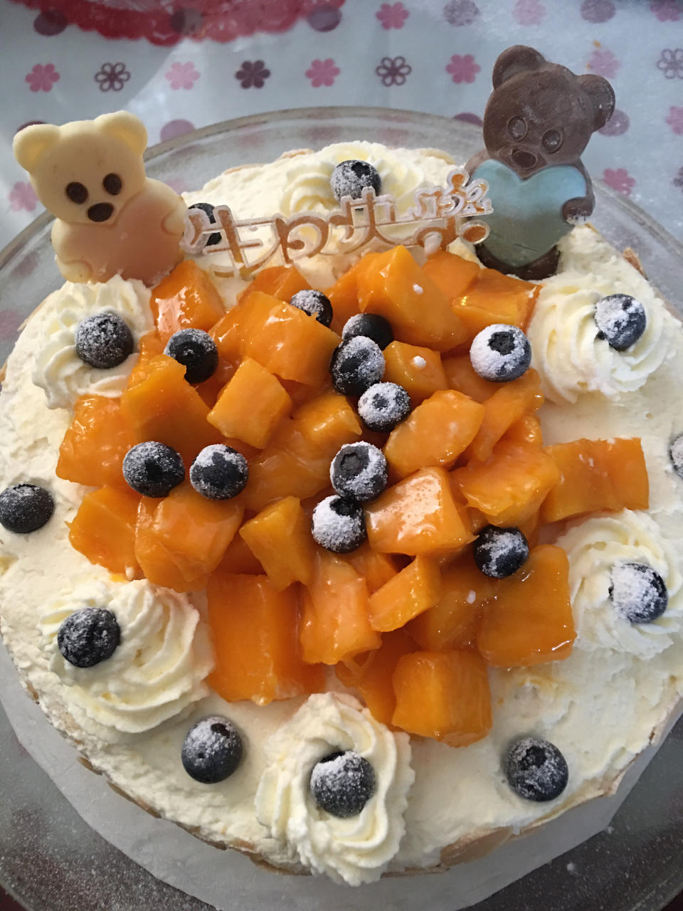 8寸水果生日蛋糕