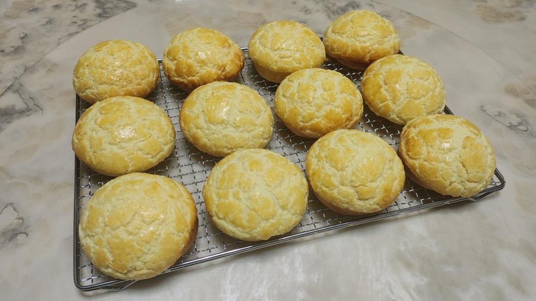 从小吃到大的【港式菠萝包】/ 冰火菠萝油详细步骤