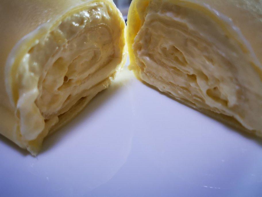 星仔mama做的网红一人量榴莲毛巾卷戒不掉的甜点