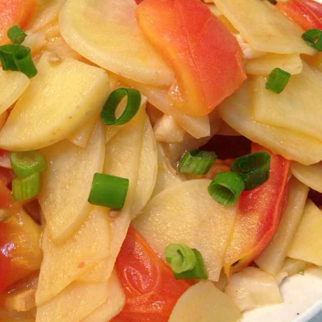 西红柿土豆片