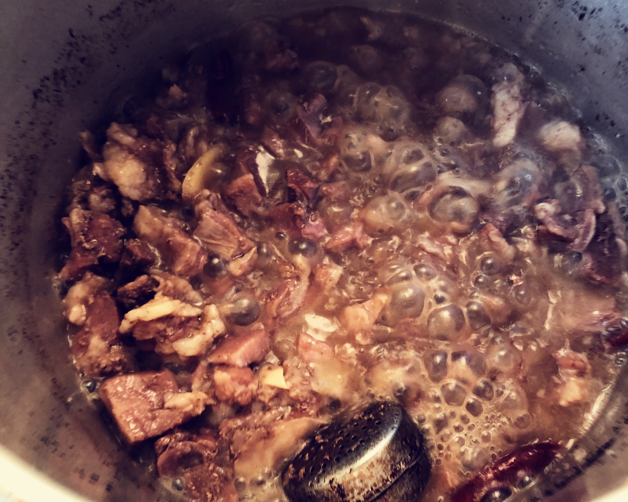 小布丁之陕北榆林老铁锅炖羊肉的做法