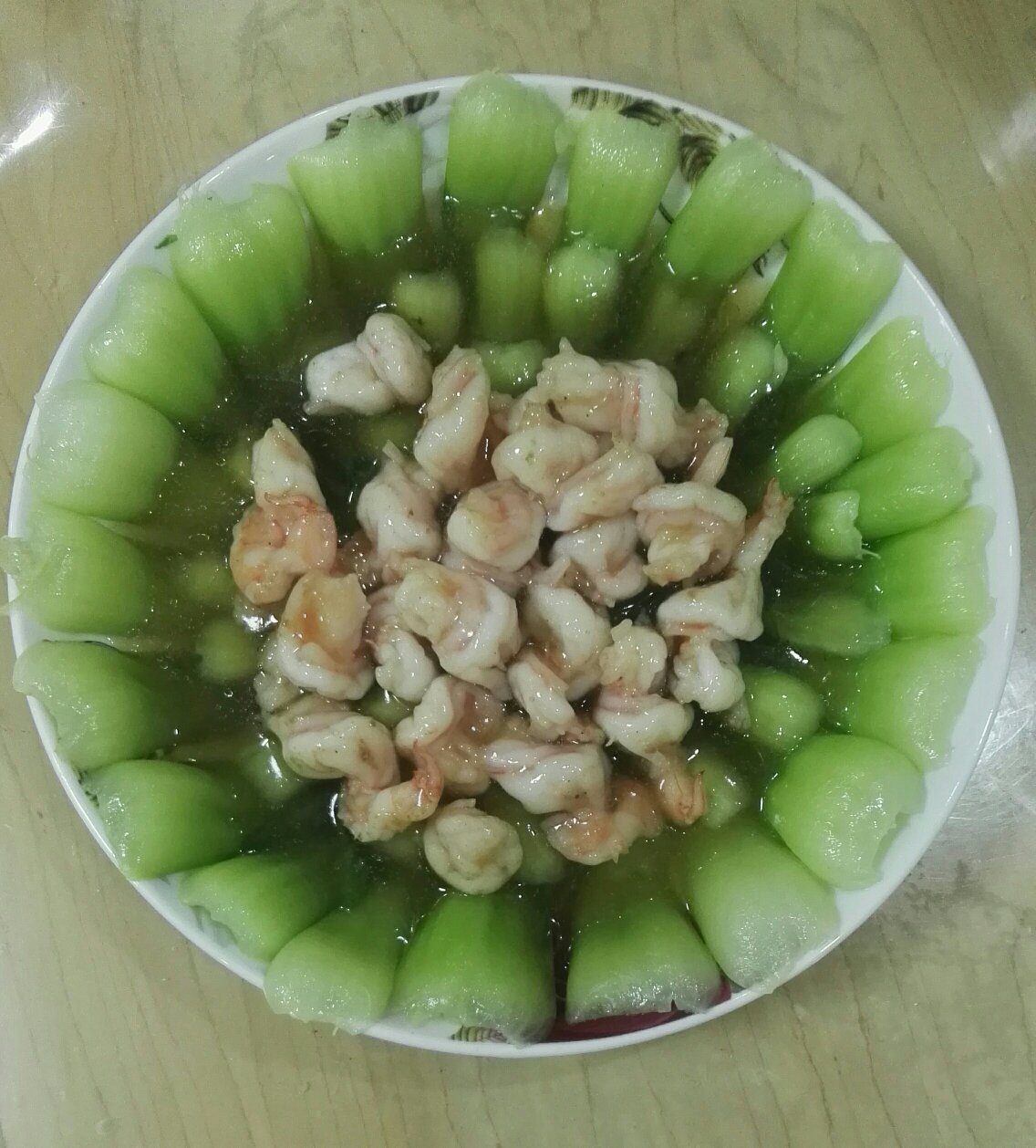 油菜虾仁