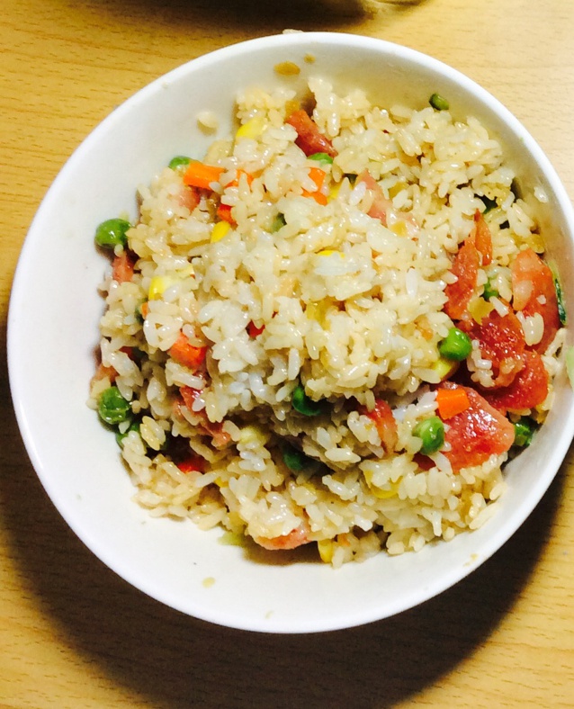 电饭锅版香菇腊肠饭