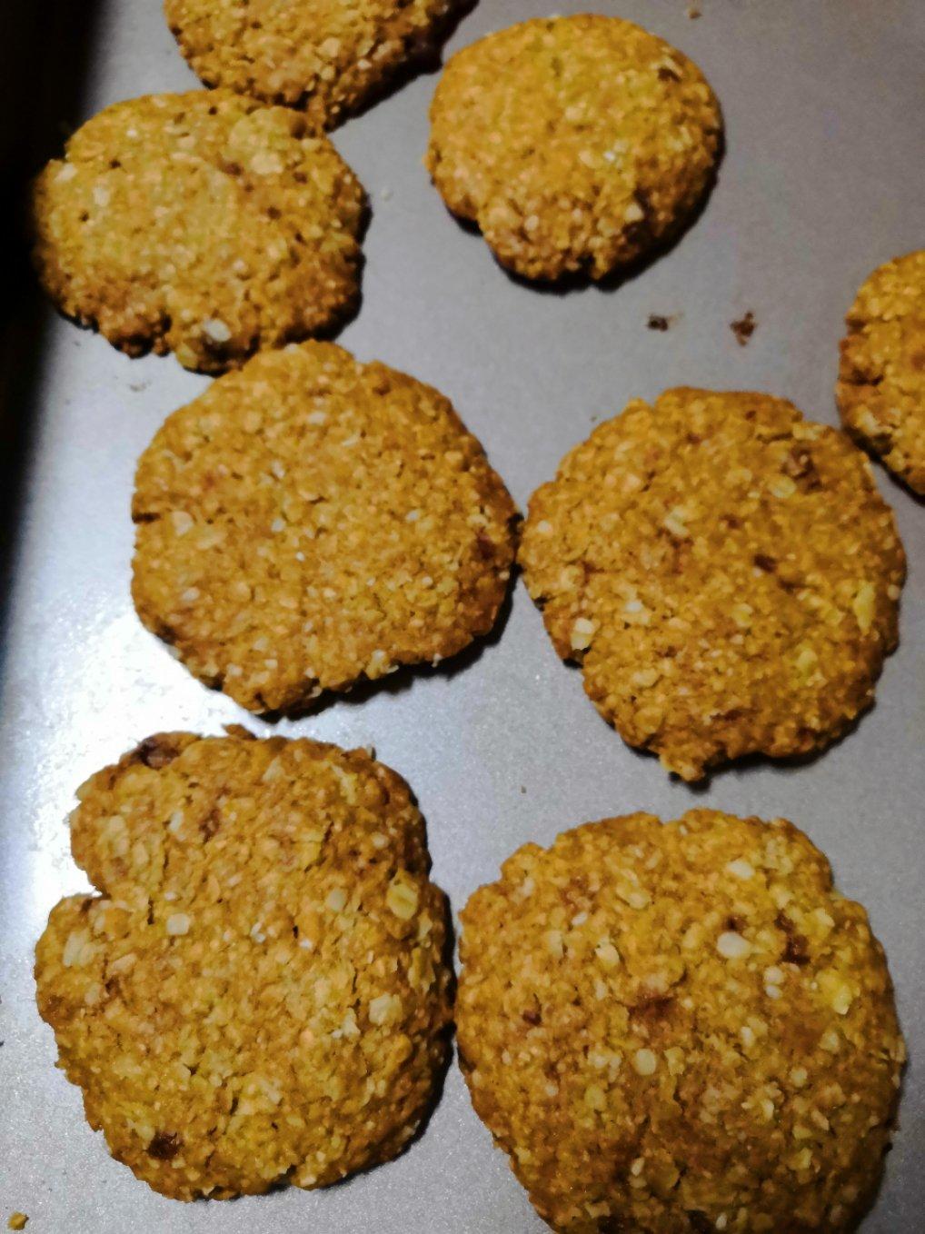 植物油版红糖燕麦饼干（超快手）