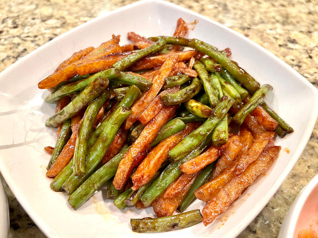 巨下饭的土豆烧豆角！简单零失败