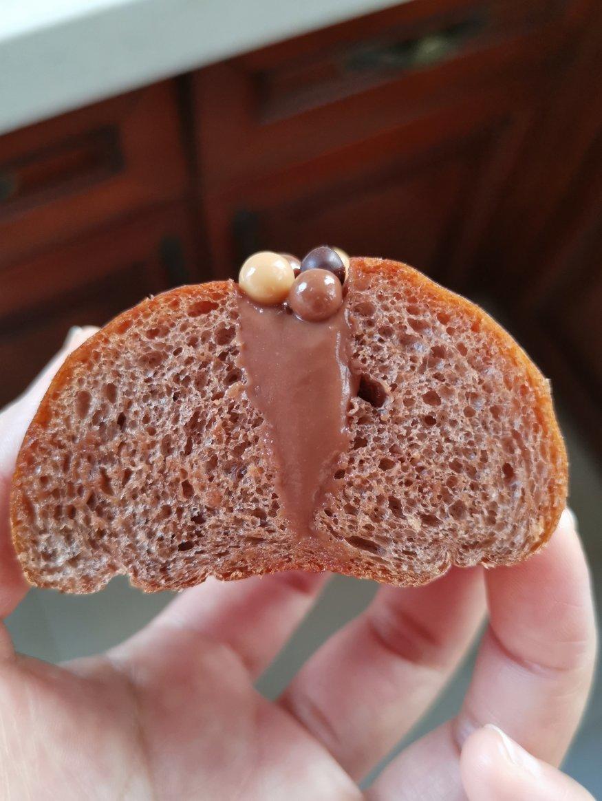 巧克力脆脆面包