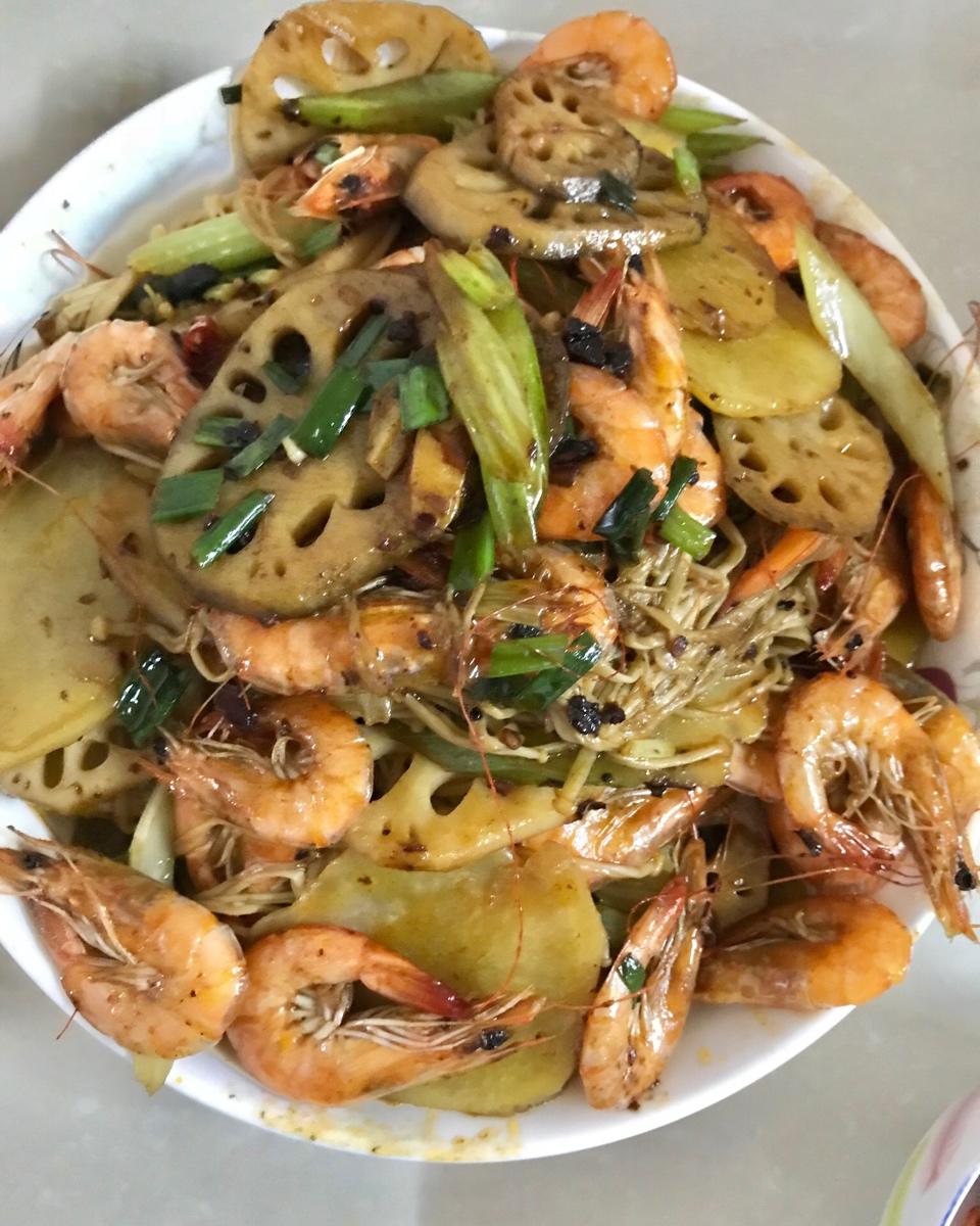 干锅香辣虾