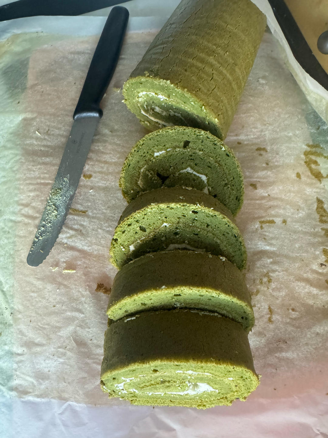 日式抹茶蛋糕卷