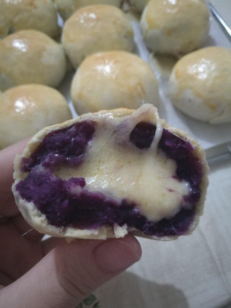 网红紫薯拉丝仙豆糕（加烤箱版）