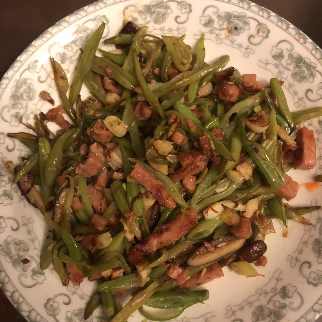扁豆丝炒香肠