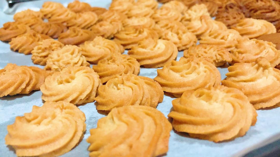 零失败花纹超级立体的黄油曲奇