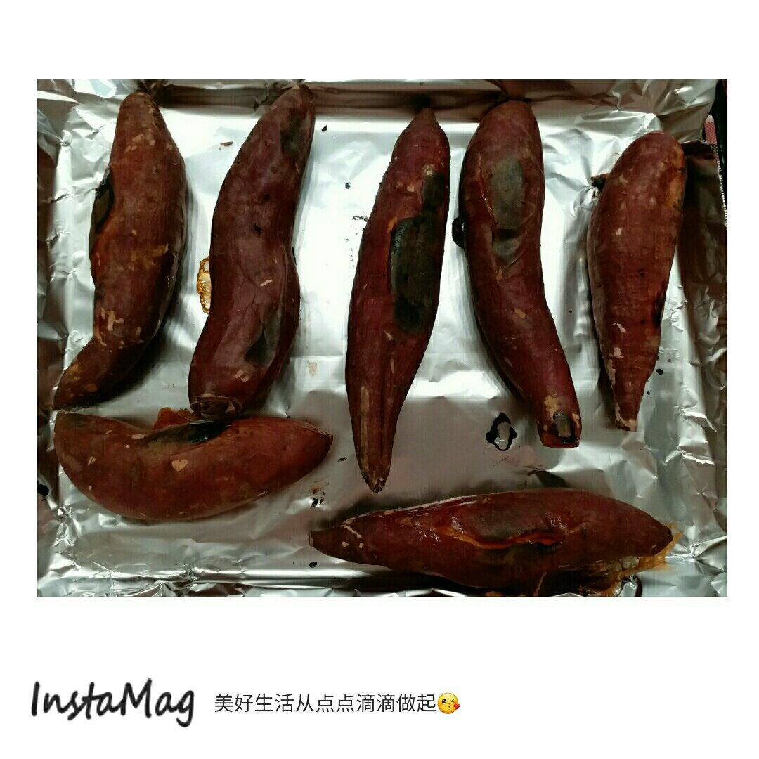 烤箱烤红薯