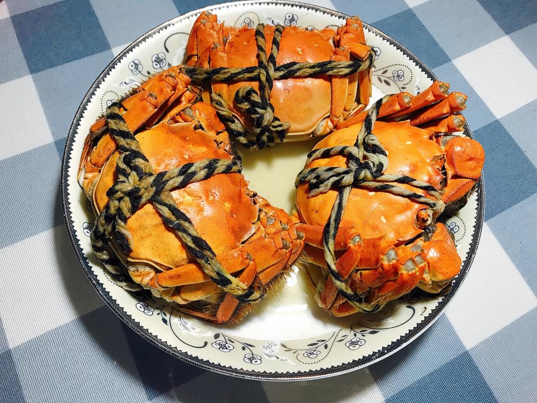 清蒸大闸蟹