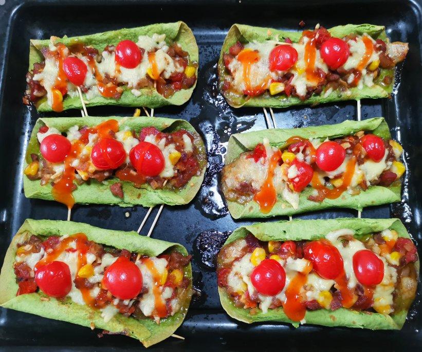 经典墨西哥taco🔥卷饼版牛油果虾仁沙拉
