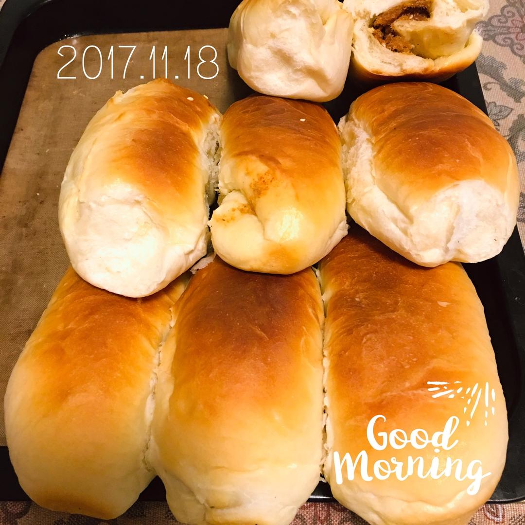 香葱肉松手撕吐司