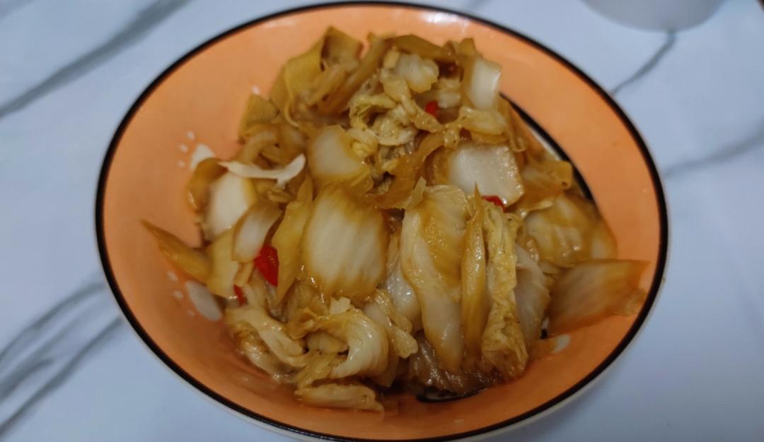 醋溜白菜干豆腐