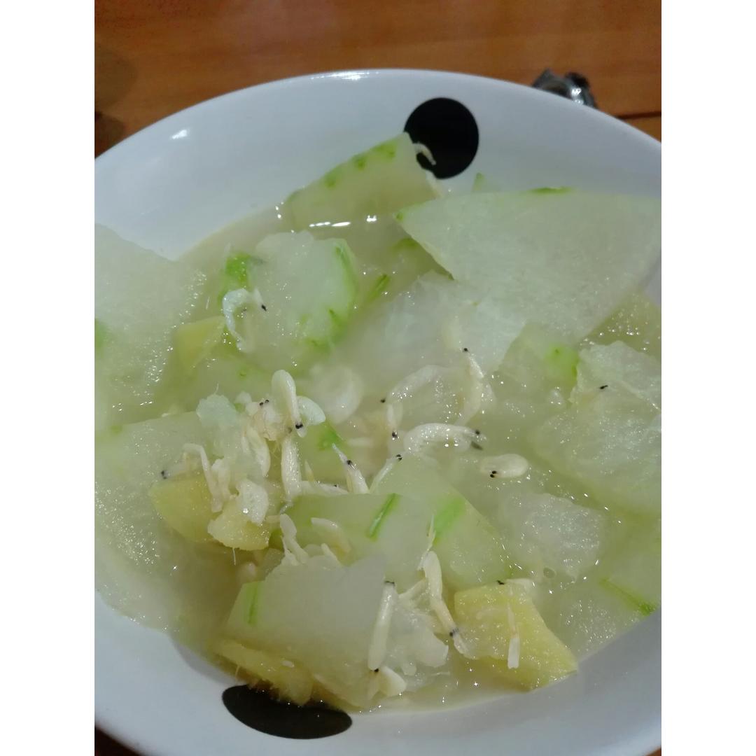 清炒冬瓜虾皮