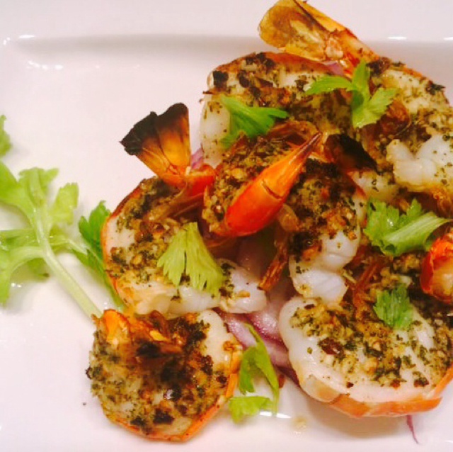 【曼食慢语】蒜香黄油烤大虾