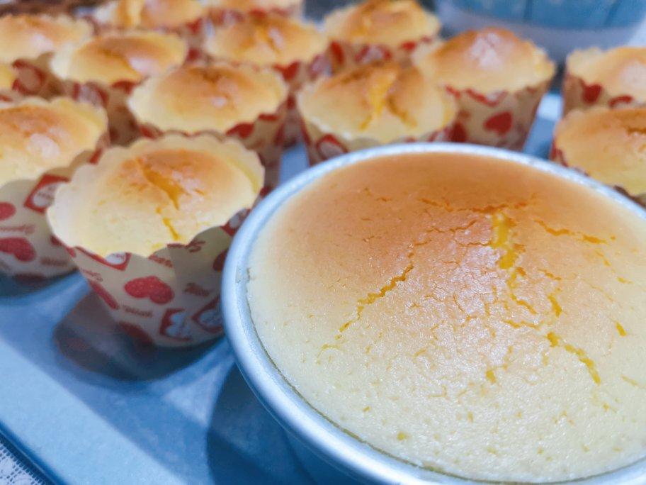 入口即化8寸轻芝士蛋糕(6寸轻乳酪蛋糕材料减半)新手也能做