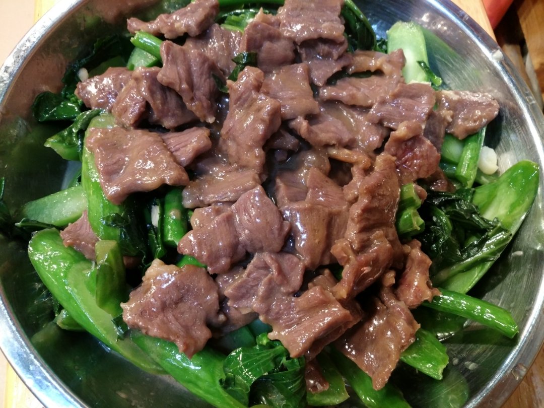 潮汕菜--芥蓝炒牛肉