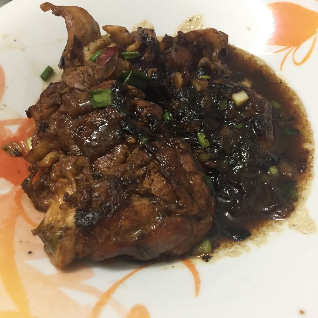 浓香照烧黑椒鸡腿