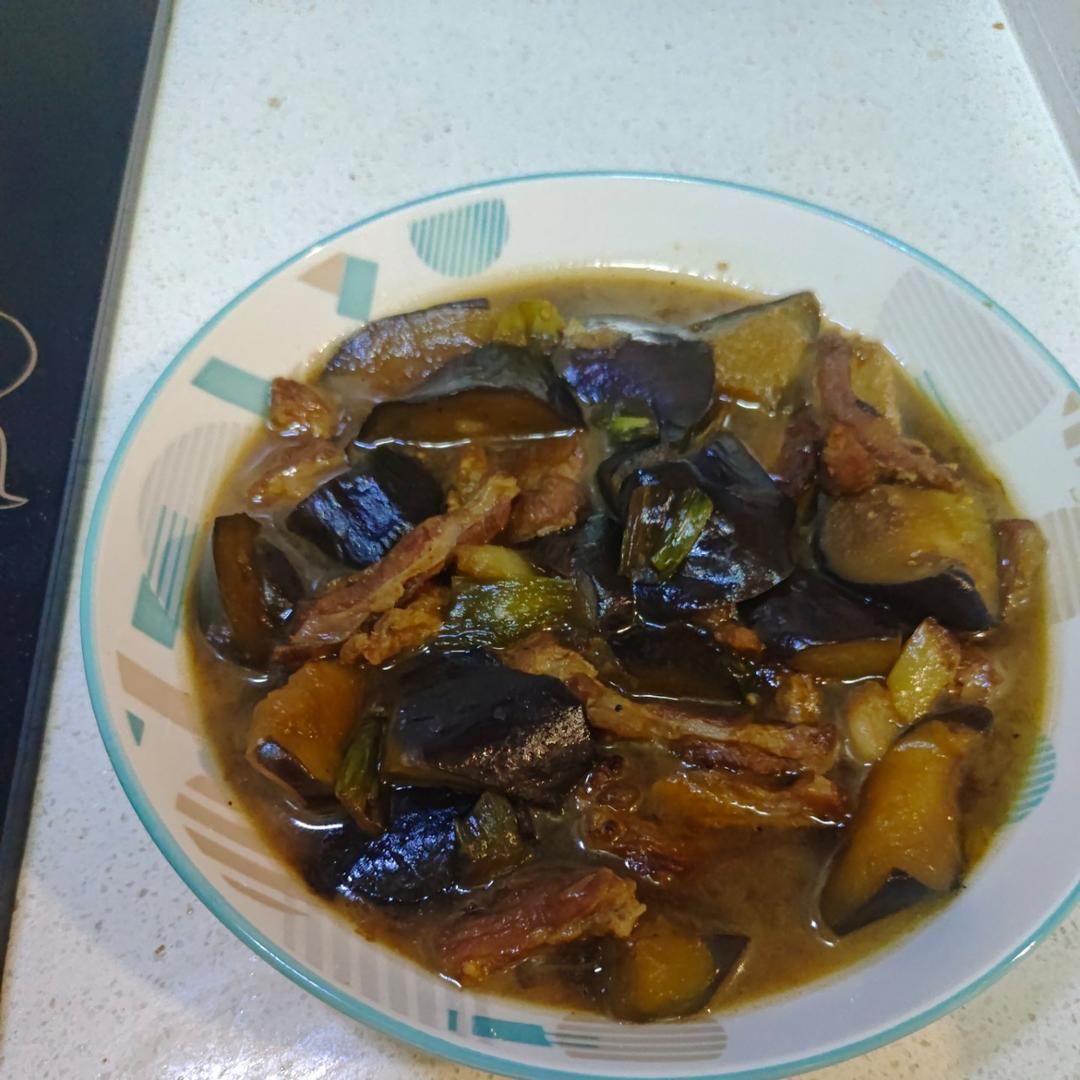 茄子炒肉丝