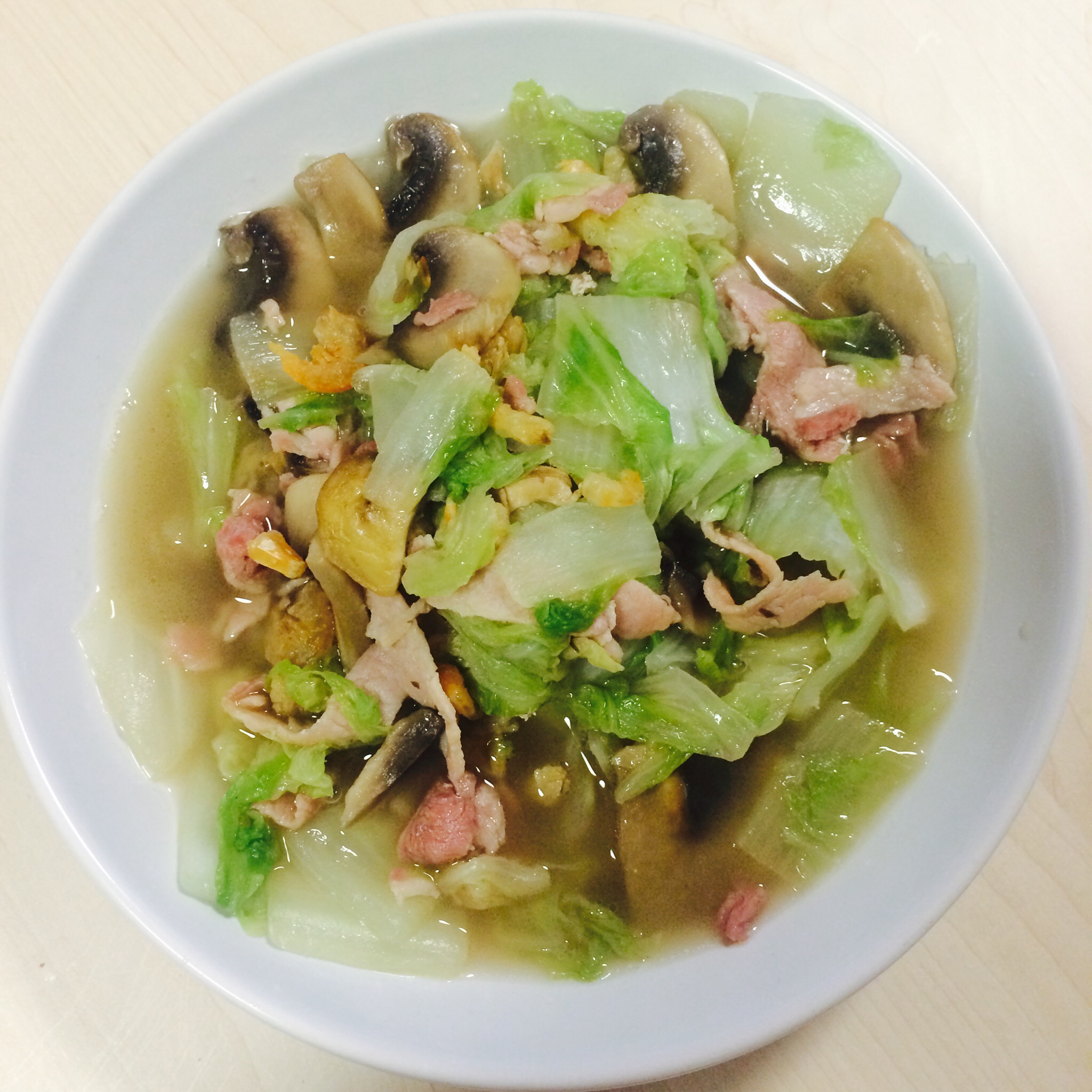 食物本身的味道—清炒白菜