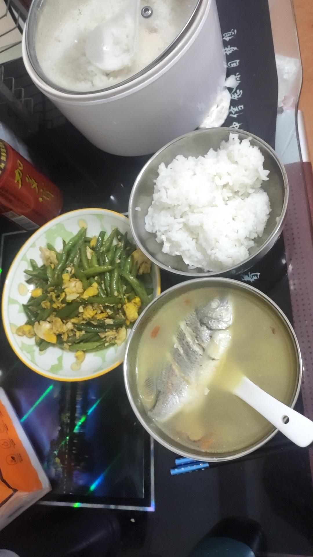 四季豆炒鸡蛋