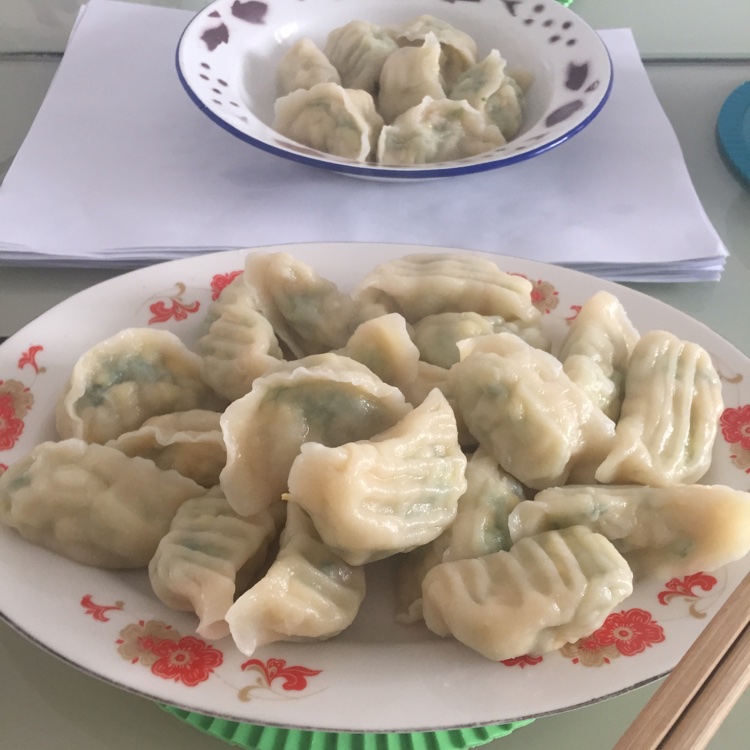 黄瓜鸡蛋虾仁饺子