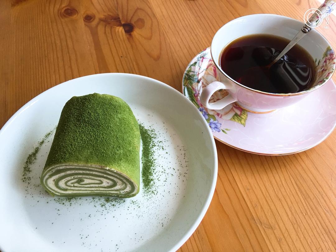 网红食谱│抹茶毛巾卷