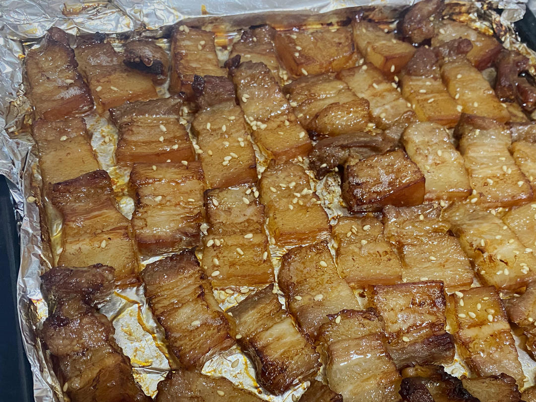 比红烧肉好吃百倍的香烤五花肉