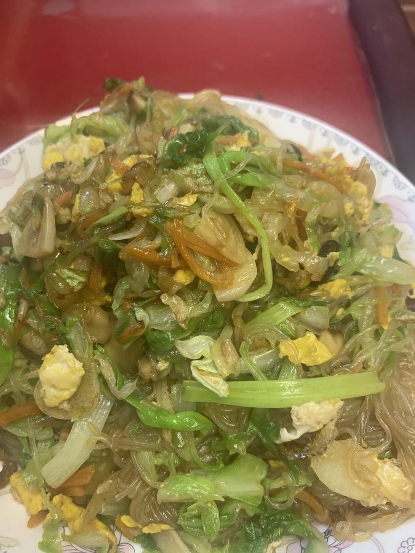 大白菜炒粉丝