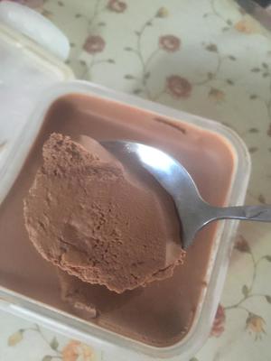 巧克力冰淇淋，无冰渣，不需要搅拌的做法 步骤6