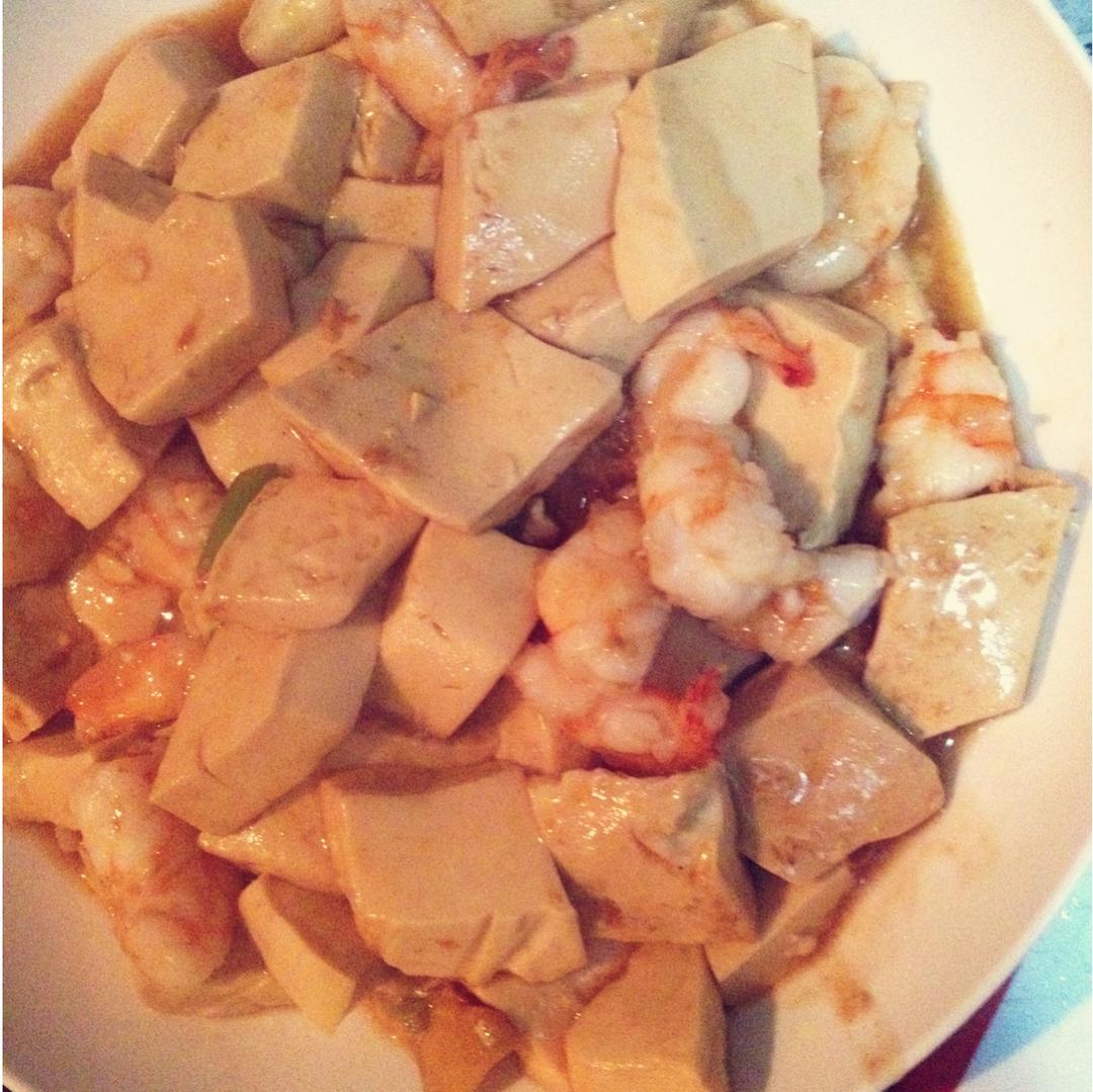虾仁豆腐